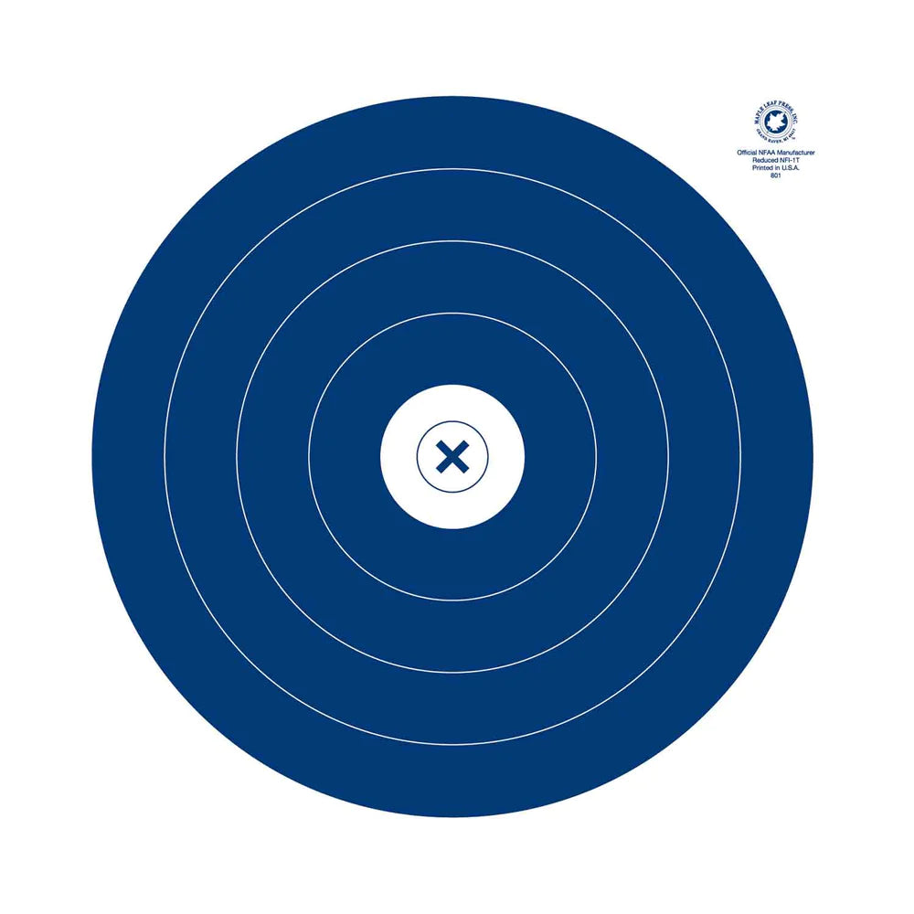 Single Spot 40 cm Blue Paper Target (NFAA) – Hi-Tech Archery