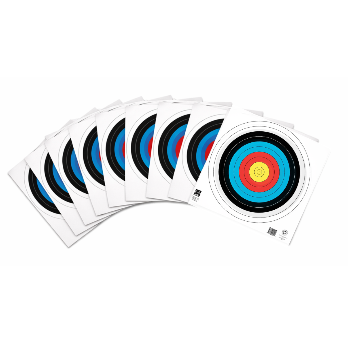 12 Pack of 40cm Single Spot Targets – Hi-Tech Archery