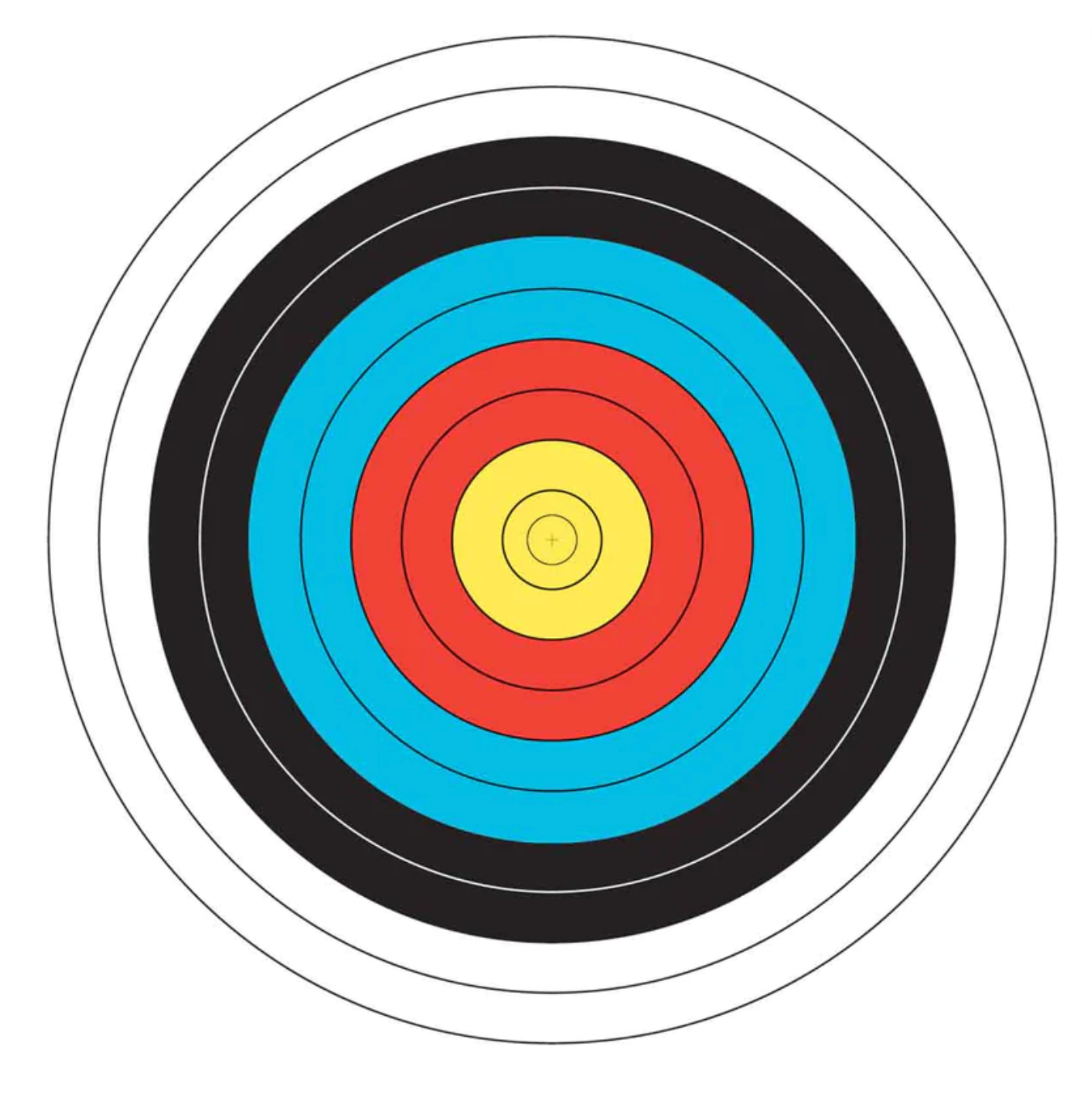 Single Spot Paper Target (Various Sizes)