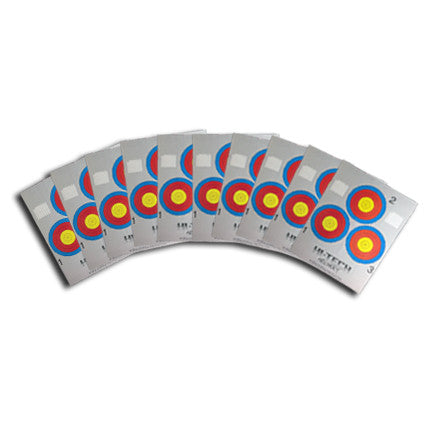 12 Pack of 40cm Three Spot Targets