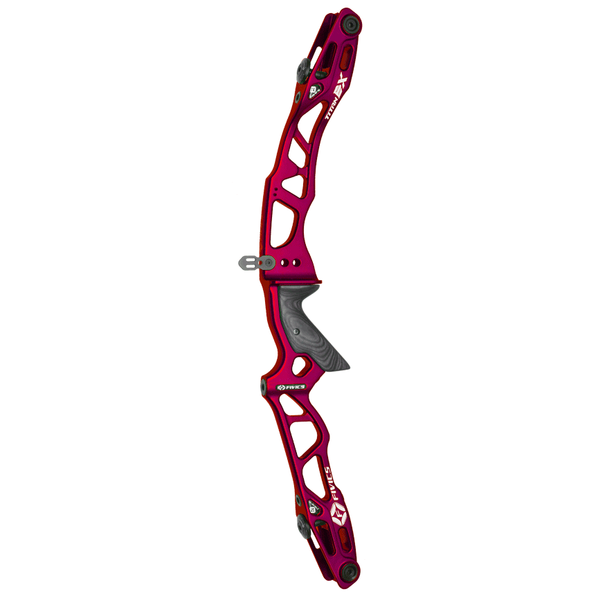 Fivics Titan EX Riser - Red (Light) – Hi-Tech Archery