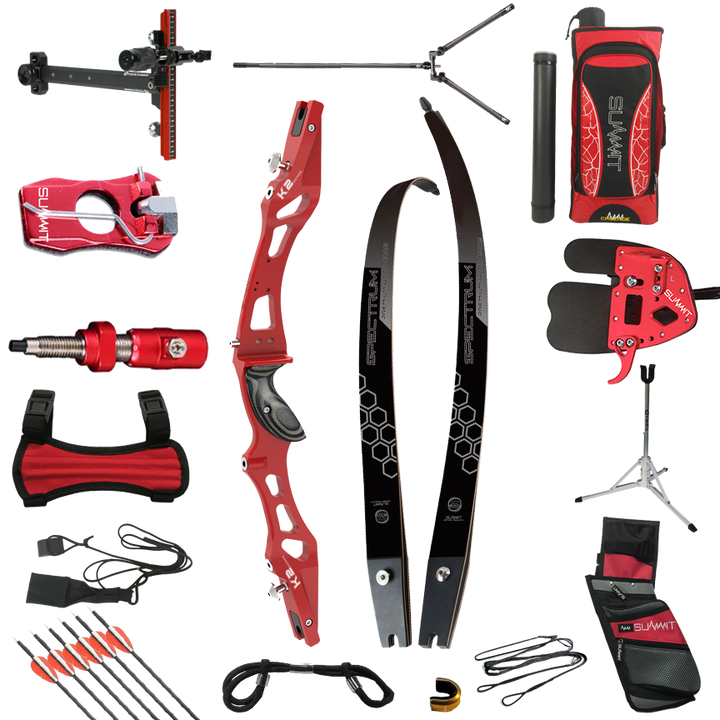 Summit K2 Intermediate Competition Recurve Bow Package