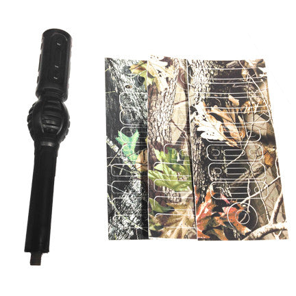 Doinker 7" Black Stabilizer with Camo Wraps