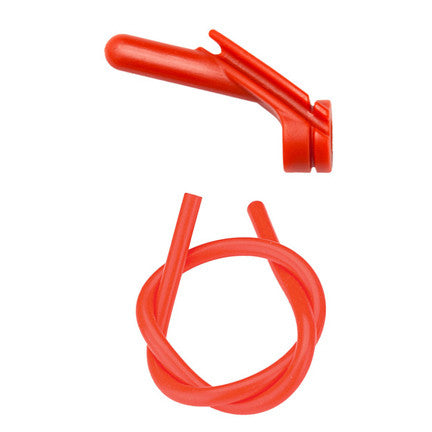 Nitro Peep Sight 1/4" With Premium Silicone Tubing - Red