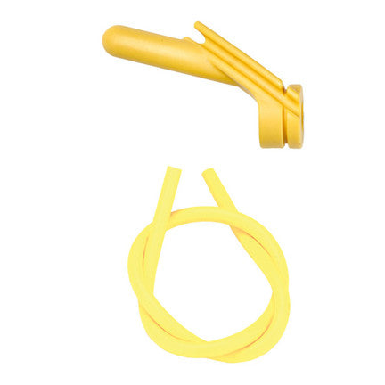 Nitro Peep Sight 1/4" With Premium Silicone Tubing - Yellow